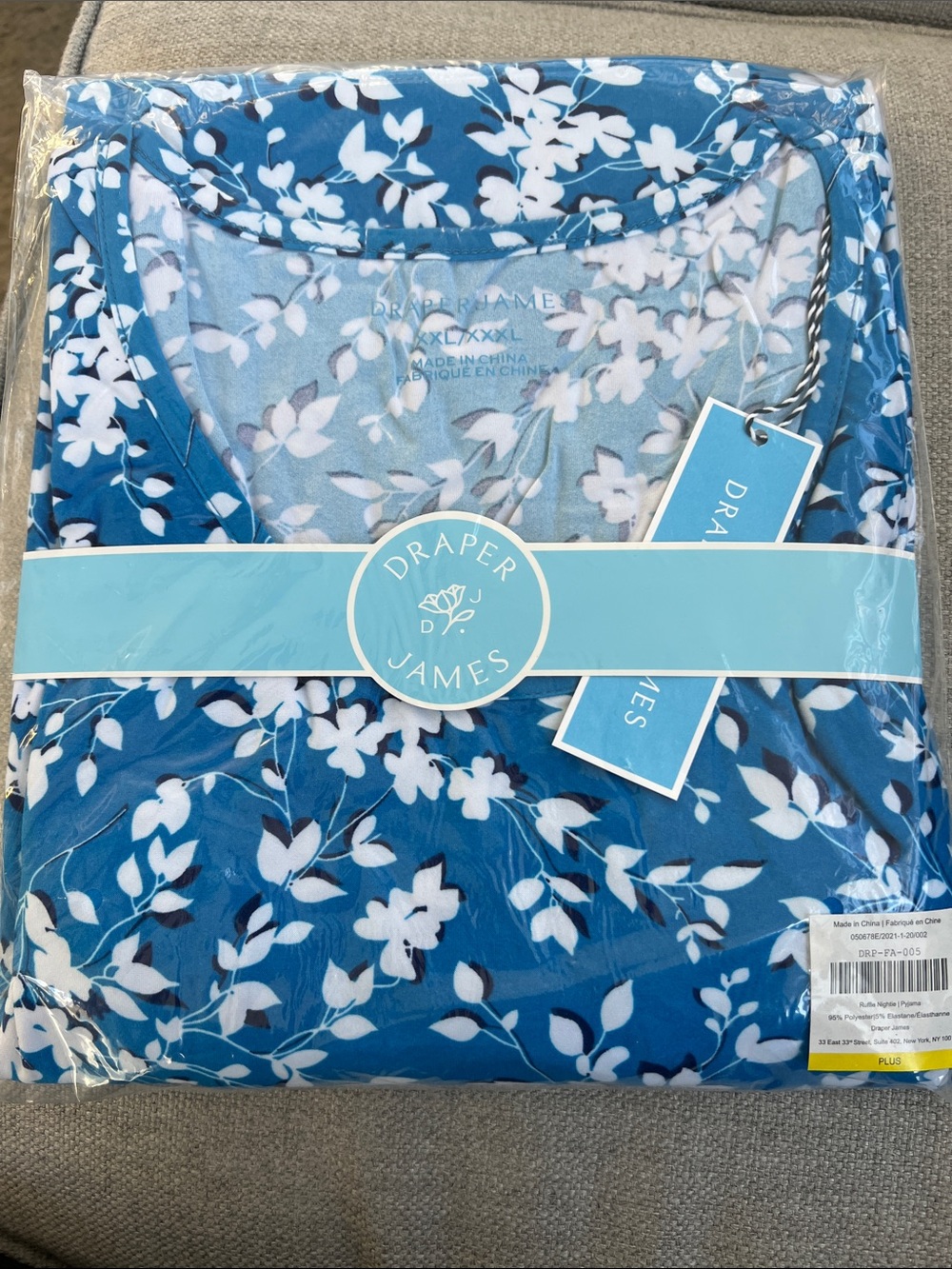 NWT Draper James Ruffle Nightie Plus XXL/XXXL - Picture 3 of 6